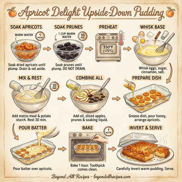 Apricot Delight Upside-Down Pudding instructions