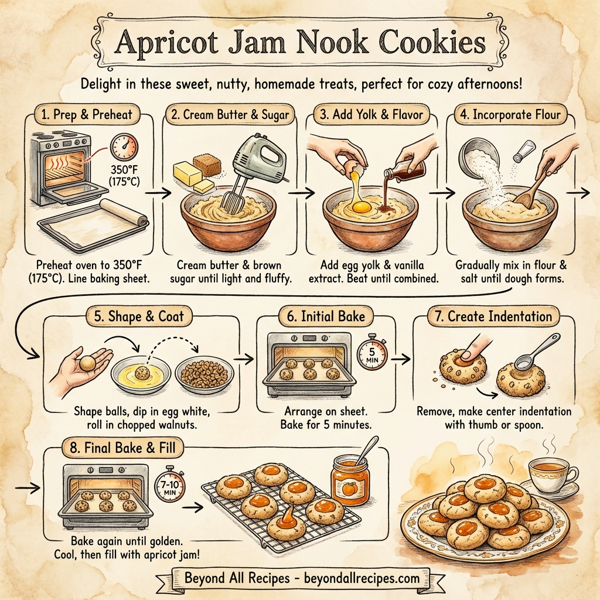 Apricot Jam Nook Cookies instructions