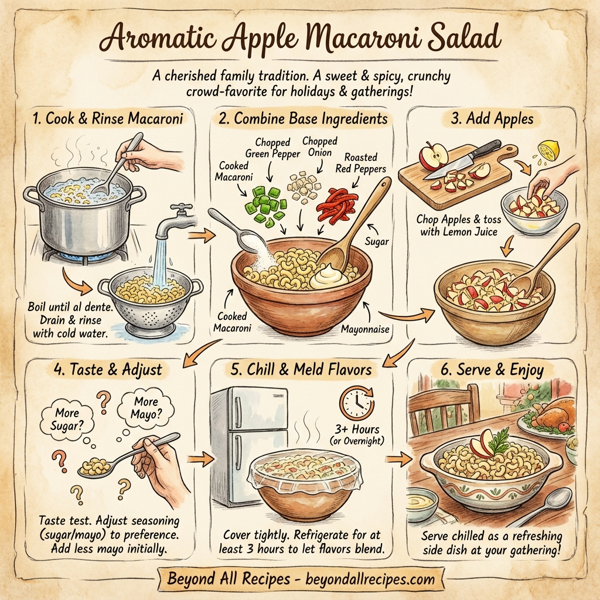 Aromatic Apple Macaroni Salad instructions