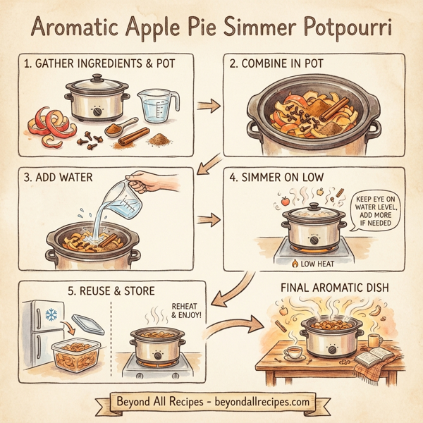 Aromatic Apple Pie Simmer Potpourri instructions