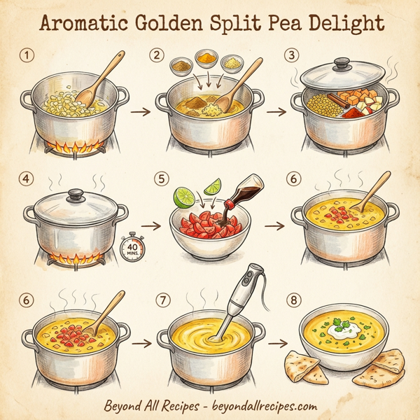 Aromatic Golden Split Pea Delight instructions