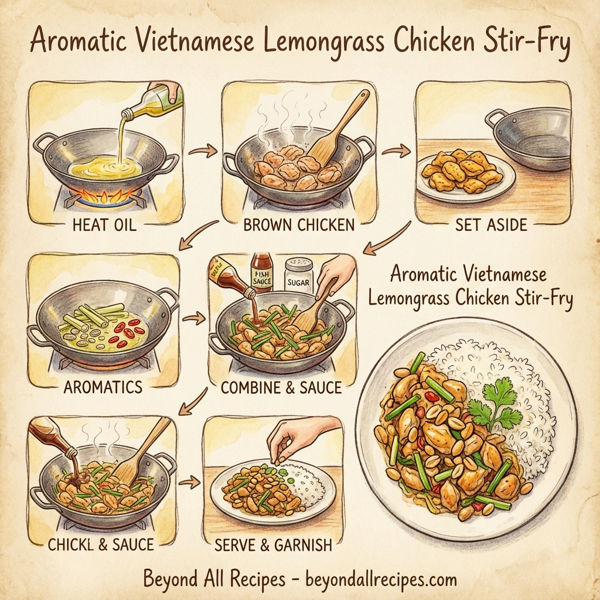 Aromatic Vietnamese Lemongrass Chicken Stir-Fry instructions
