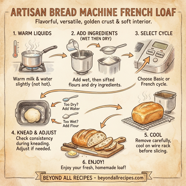 Artisan Bread Machine French Loaf instructions