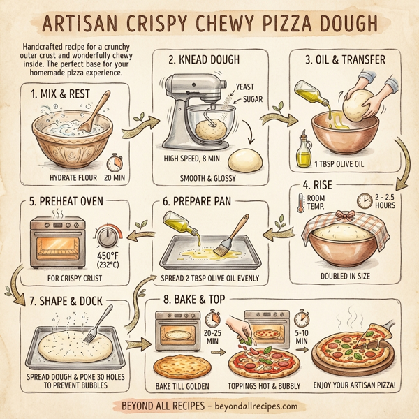 Artisan Crispy Chewy Pizza Dough instructions