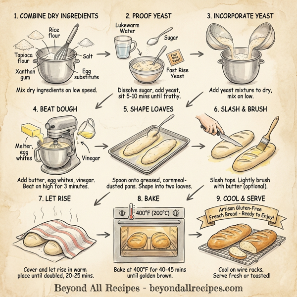Artisan Gluten-Free French Bread instructions