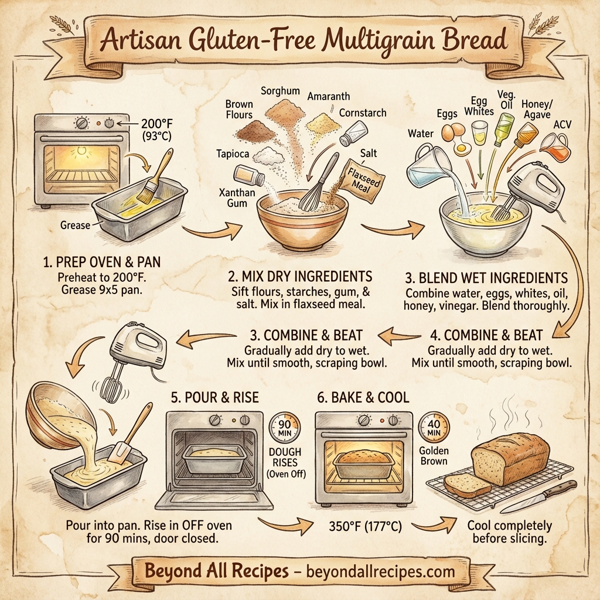 Artisan Gluten-Free Multigrain Bread instructions