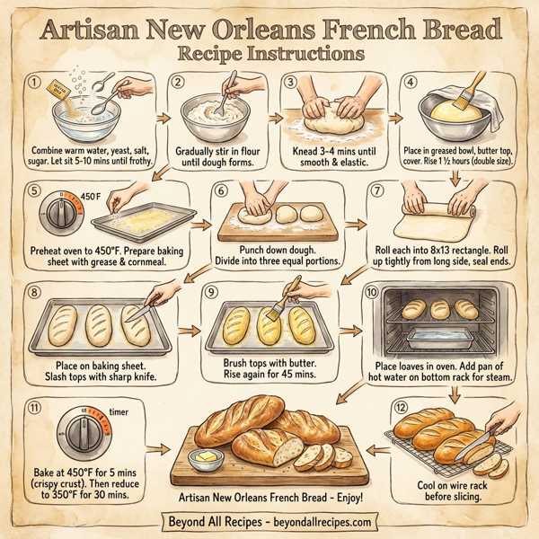 Artisan New Orleans French Bread instructions