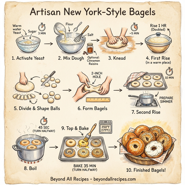 Artisan New York-Style Bagels instructions