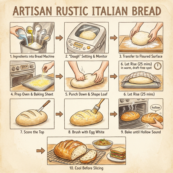Artisan Rustic Italian Bread instructions
