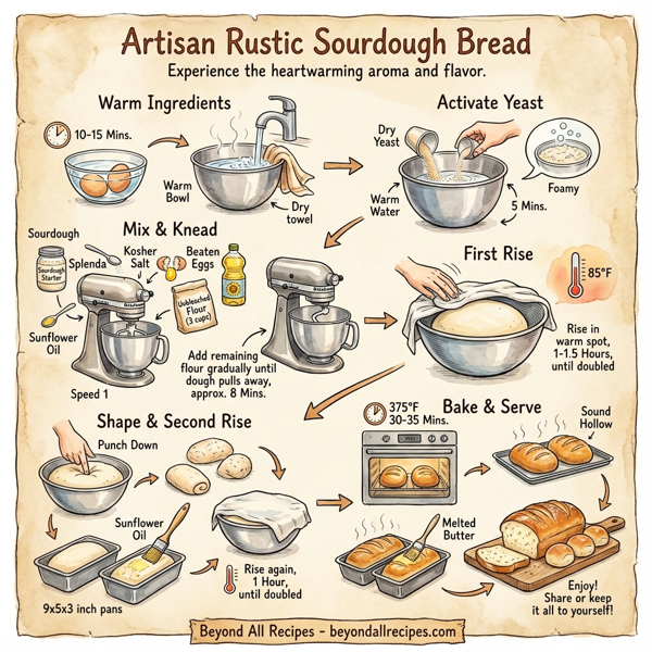 Artisan Rustic Sourdough Bread instructions