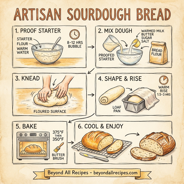 Artisan Sourdough Bread instructions