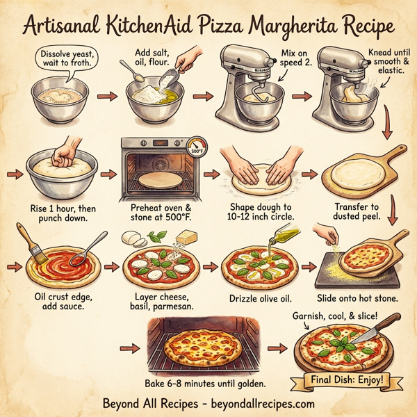 Artisanal KitchenAid Pizza Margherita instructions
