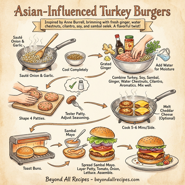 Asian-Influenced Turkey Burgers instructions