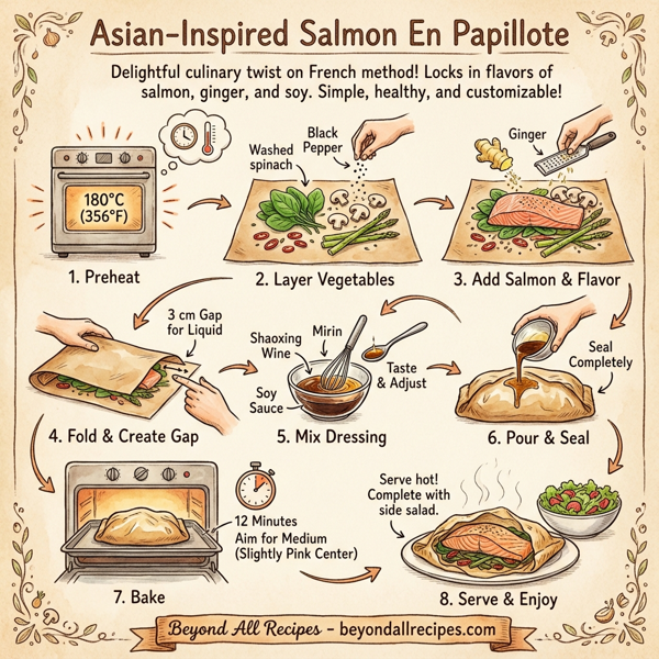 Asian-Inspired Salmon En Papillote instructions