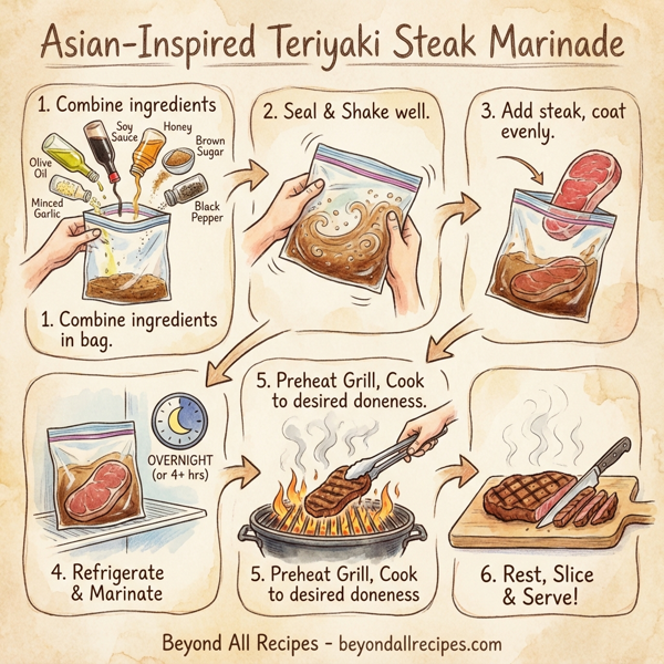 Asian-Inspired Teriyaki Steak Marinade instructions