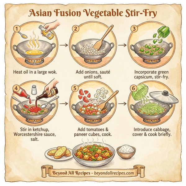 Asian Fusion Vegetable Stir-Fry instructions