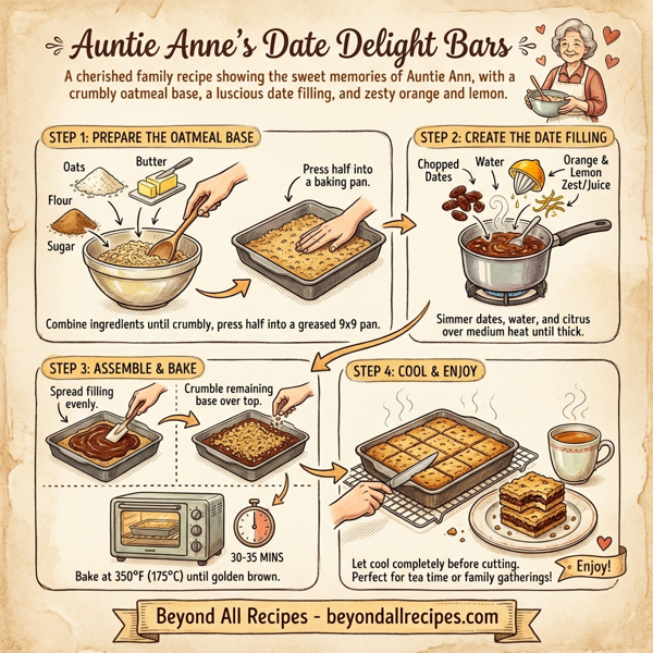 Auntie Anne's Date Delight Bars instructions
