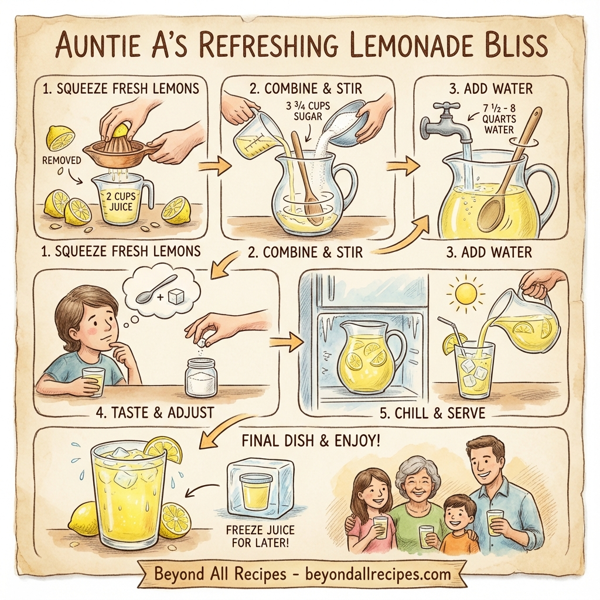 Auntie A's Refreshing Lemonade Bliss instructions