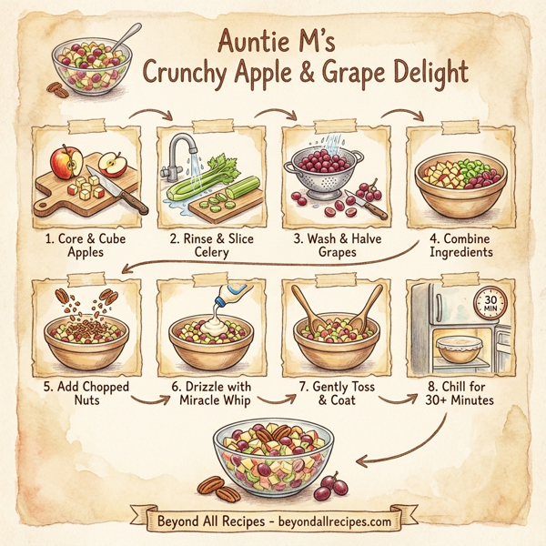 Auntie M's Crunchy Apple & Grape Delight instructions