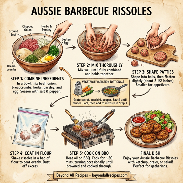 Aussie Barbecue Rissoles instructions