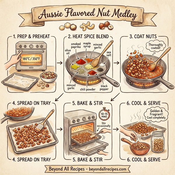 Aussie Flavored Nut Medley instructions