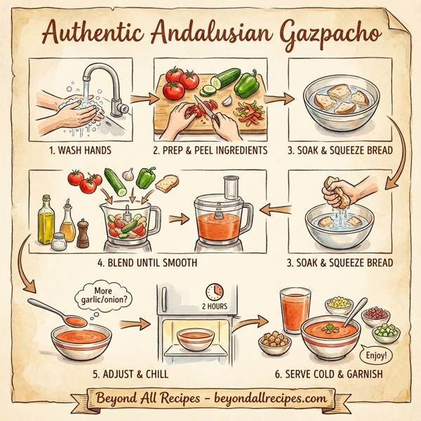 Authentic Andalusian Gazpacho instructions