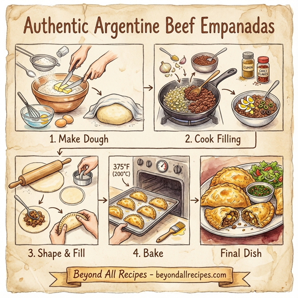 Authentic Argentine Beef Empanadas instructions