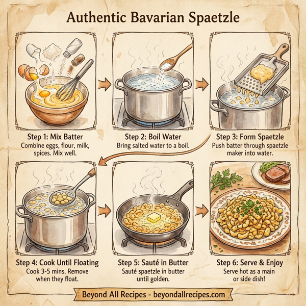 Authentic Bavarian Spaetzle instructions