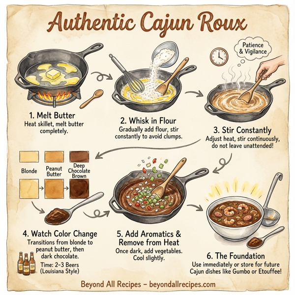 Authentic Cajun Roux instructions