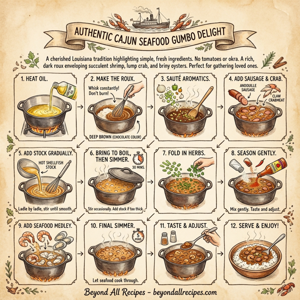 Authentic Cajun Seafood Gumbo Delight instructions