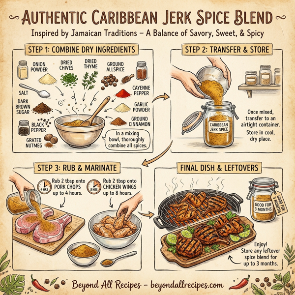 Authentic Caribbean Jerk Spice Blend instructions
