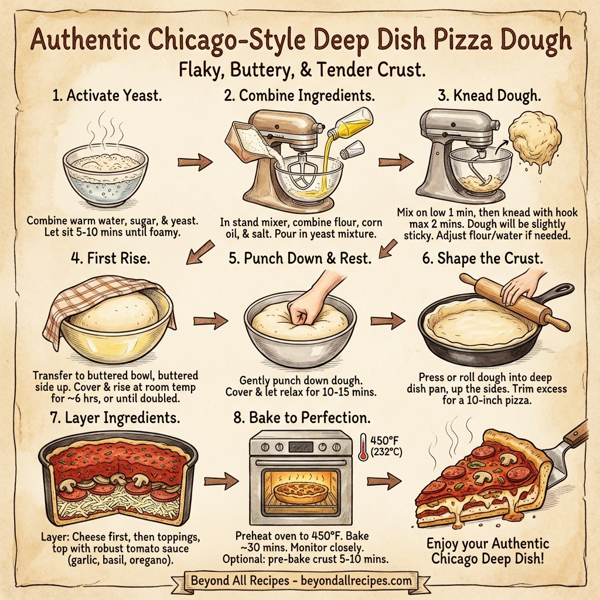 Authentic Chicago-Style Deep Dish Pizza Dough instructions