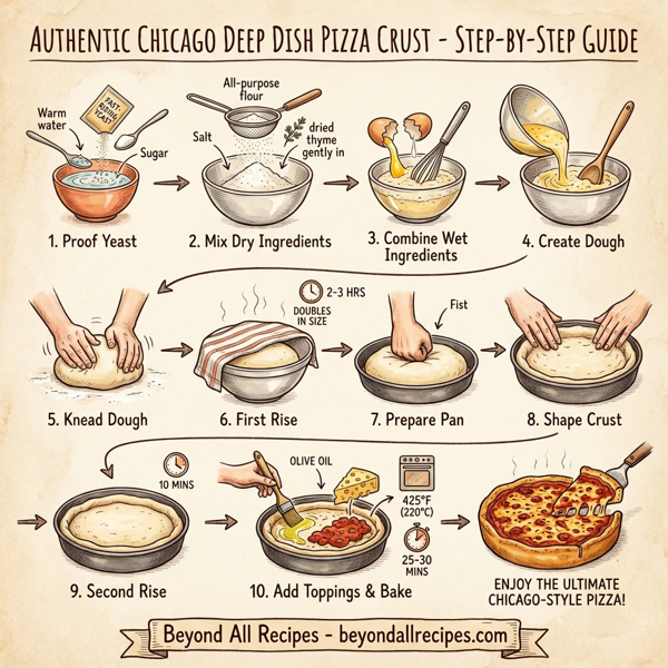 Authentic Chicago Deep Dish Pizza Crust instructions