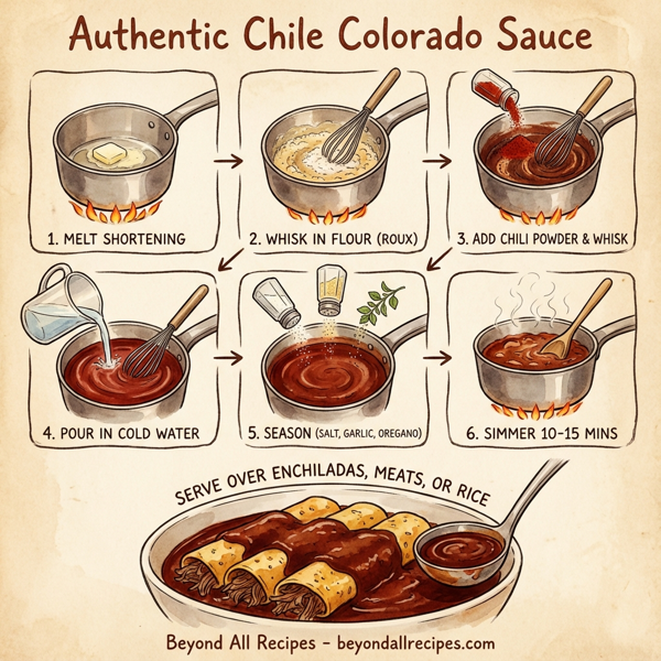 Authentic Chile Colorado Sauce instructions