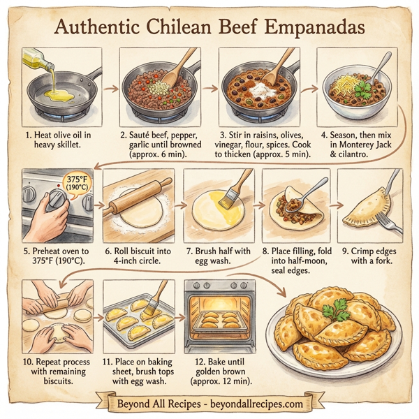 Authentic Chilean Beef Empanadas instructions