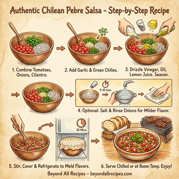 Authentic Chilean Pebre Salsa instructions