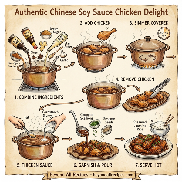 Authentic Chinese Soy Sauce Chicken Delight instructions