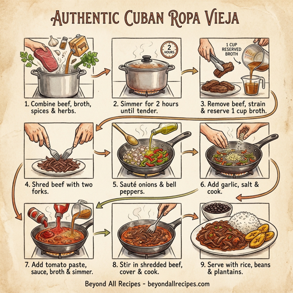 Authentic Cuban Ropa Vieja instructions