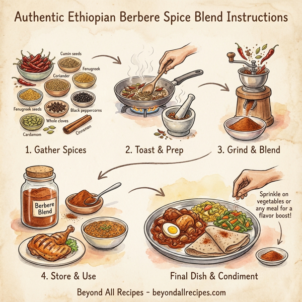 Authentic Ethiopian Berbere Spice Blend instructions
