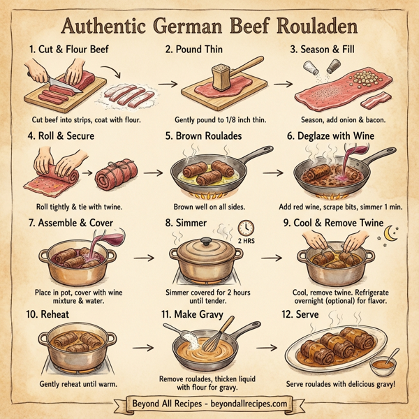 Authentic German Beef Rouladen instructions