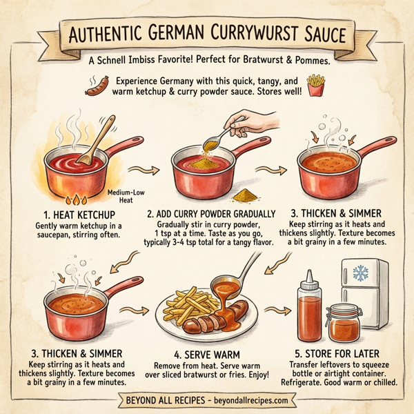 Authentic German Currywurst Sauce instructions
