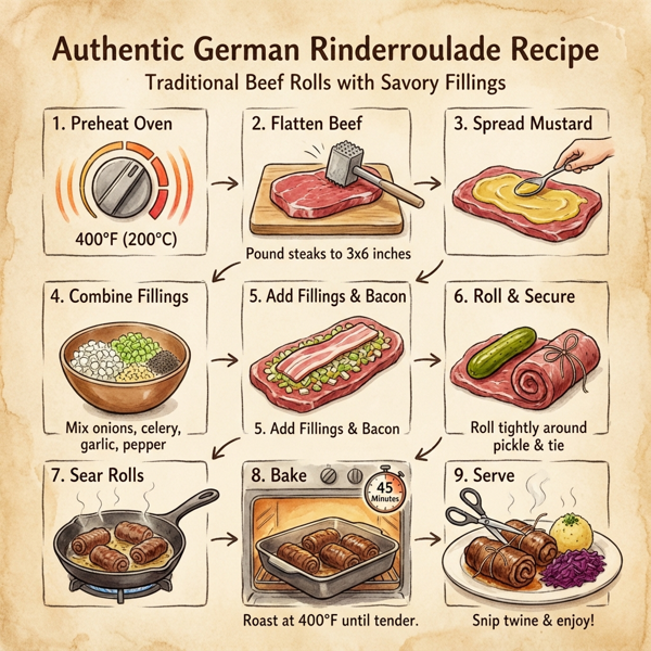 Authentic German Rinderroulade instructions