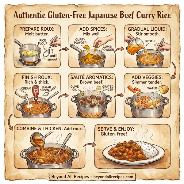 Authentic Gluten-Free Japanese Beef Curry Rice instructions