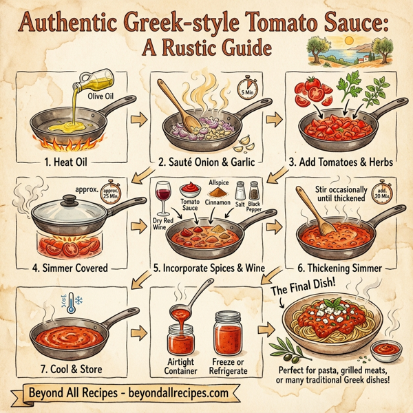 Authentic Greek-style Tomato Sauce instructions
