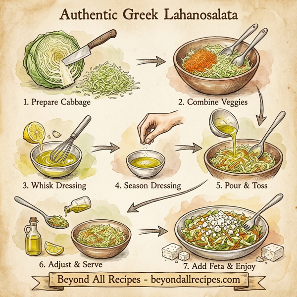 Authentic Greek Lahanosalata instructions
