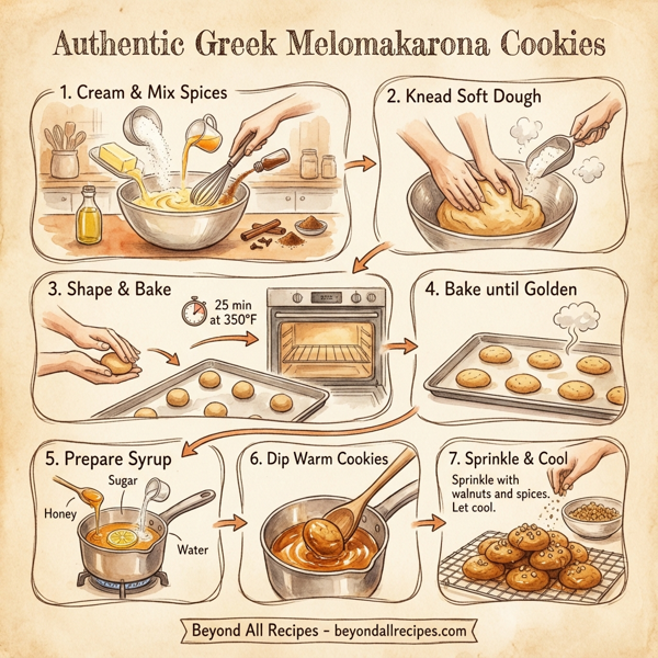 Authentic Greek Melomakarona Cookies instructions