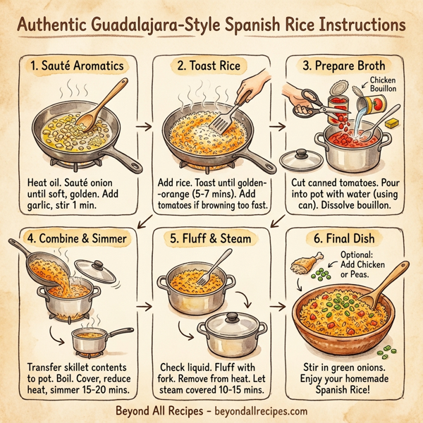 Authentic Guadalajara-Style Spanish Rice instructions