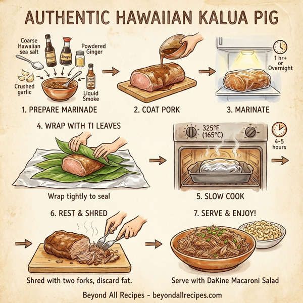 Authentic Hawaiian Kalua Pig instructions