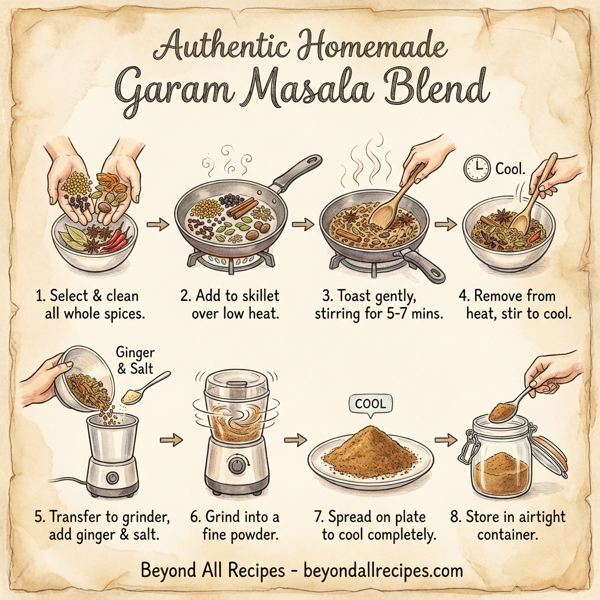 Authentic Homemade Garam Masala Blend instructions