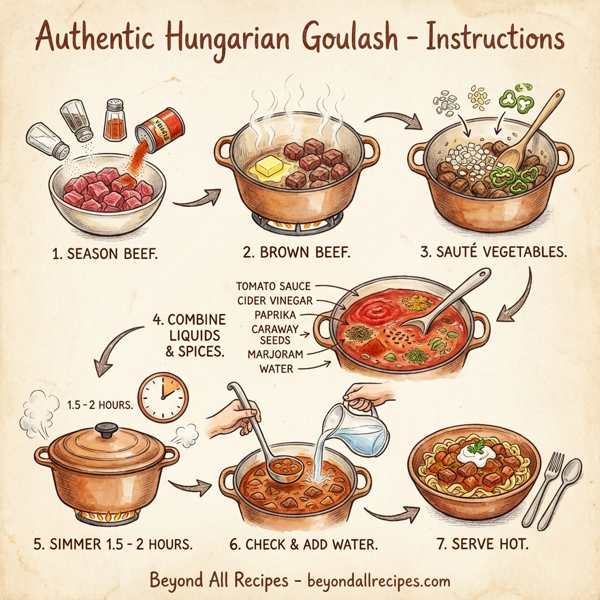 Authentic Hungarian Goulash instructions